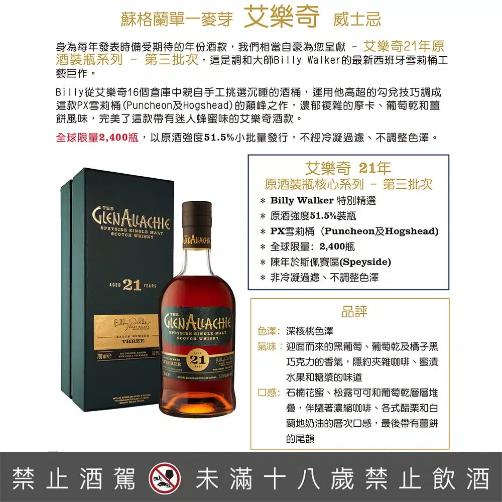 格蘭艾樂奇21年第三批次