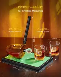 高爾夫球桿威士忌醒酒器套裝：圖片 3