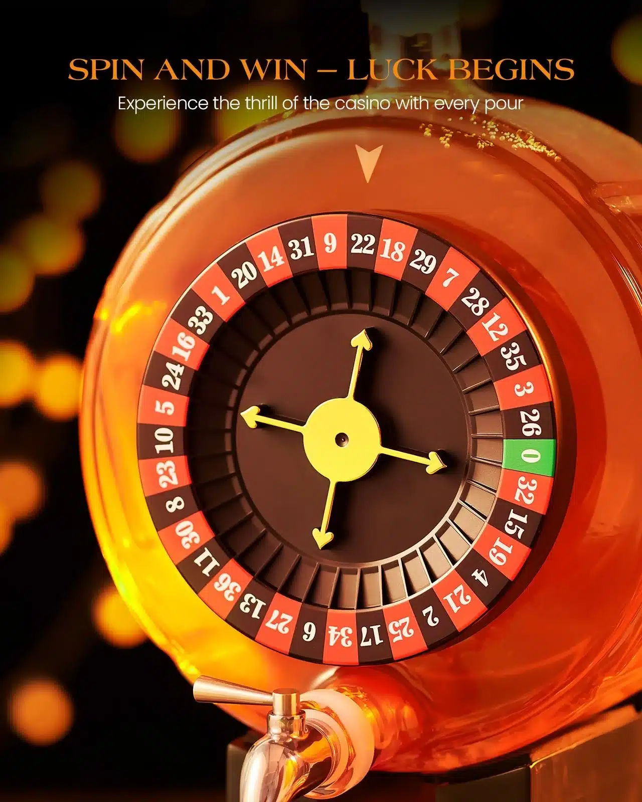 輪盤威士忌醒酒器套裝：圖片 2