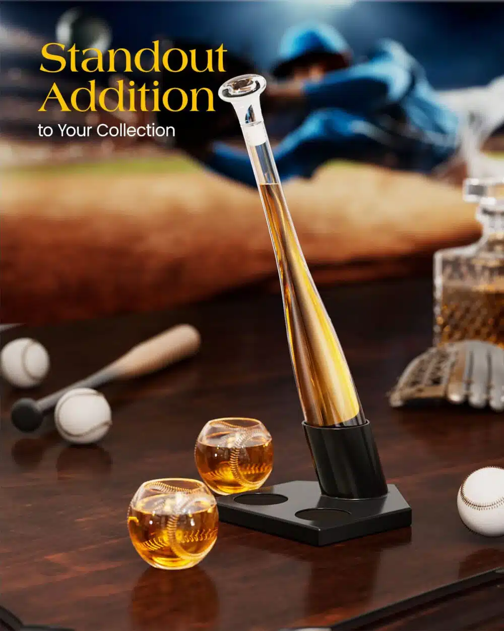球棒威士忌醒酒器套裝