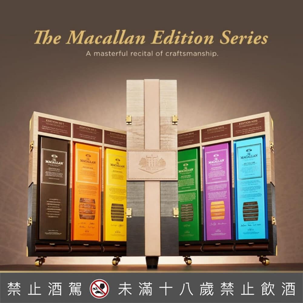 麥卡倫 Edition No.1~No.6 復刻版木箱禮盒