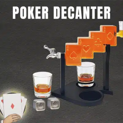 撲克牌威士忌醒酒器