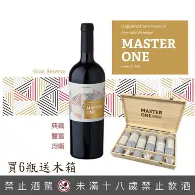 智利首席大師典藏蘇維翁紅葡萄酒 Master One Gran Reserva Red